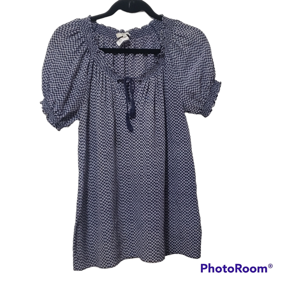 Joie Women's Silk Front Tie Blouse Medium